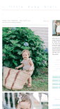 Mobile Screenshot of littlebabyblair.com